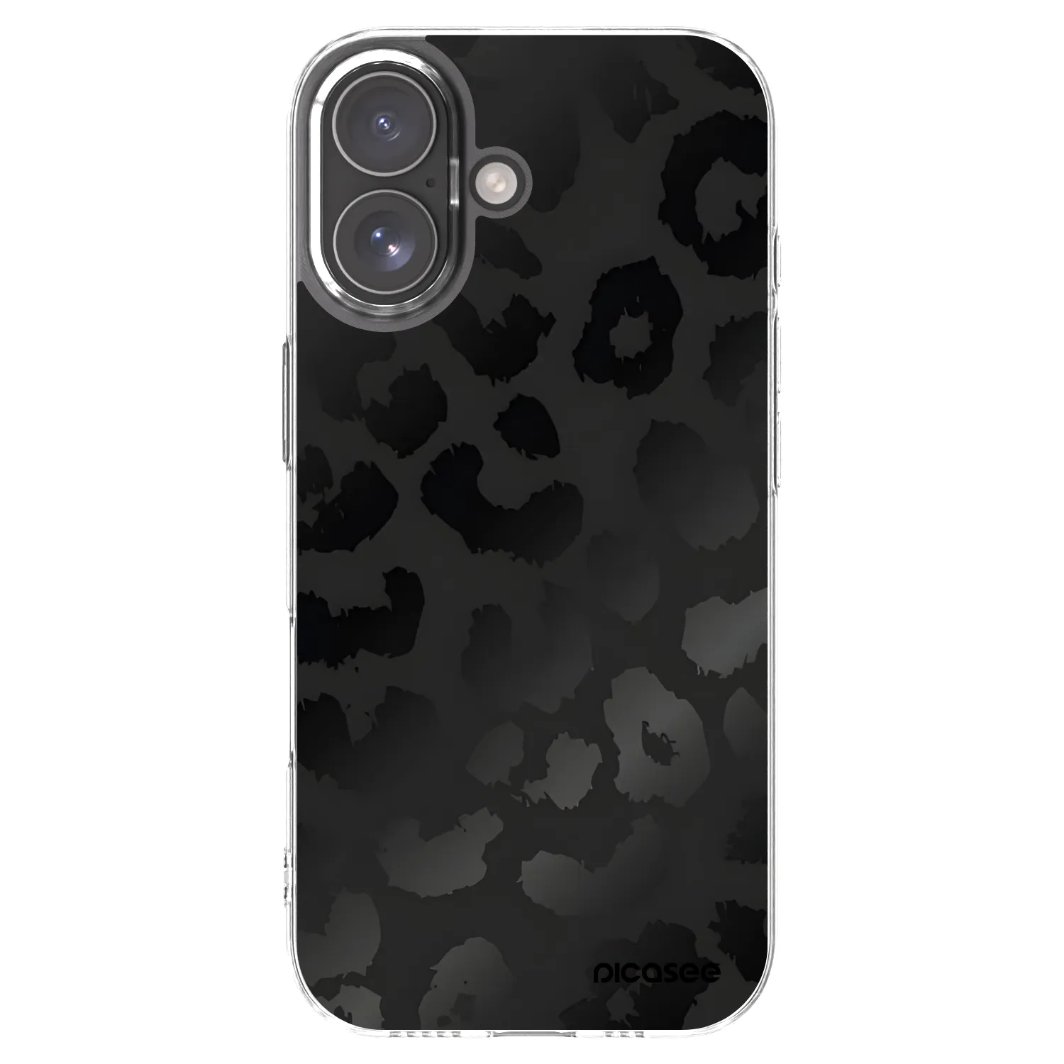 Picasee silikonski prozorni ovitek za Apple iPhone 17 - Midnight Leopard