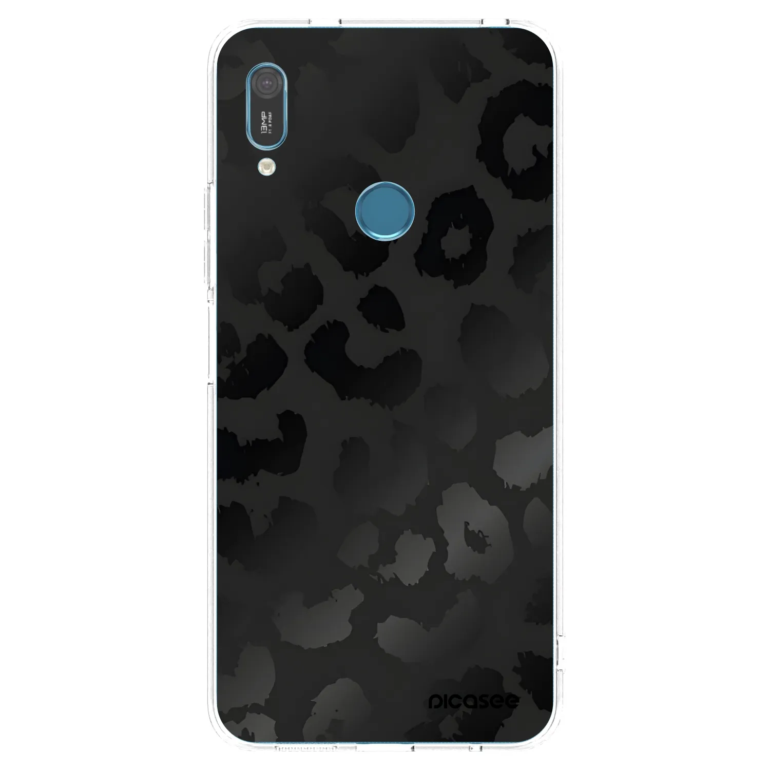 Picasee silikonski prozorni ovitek za Huawei Y6 2019 - Midnight Leopard