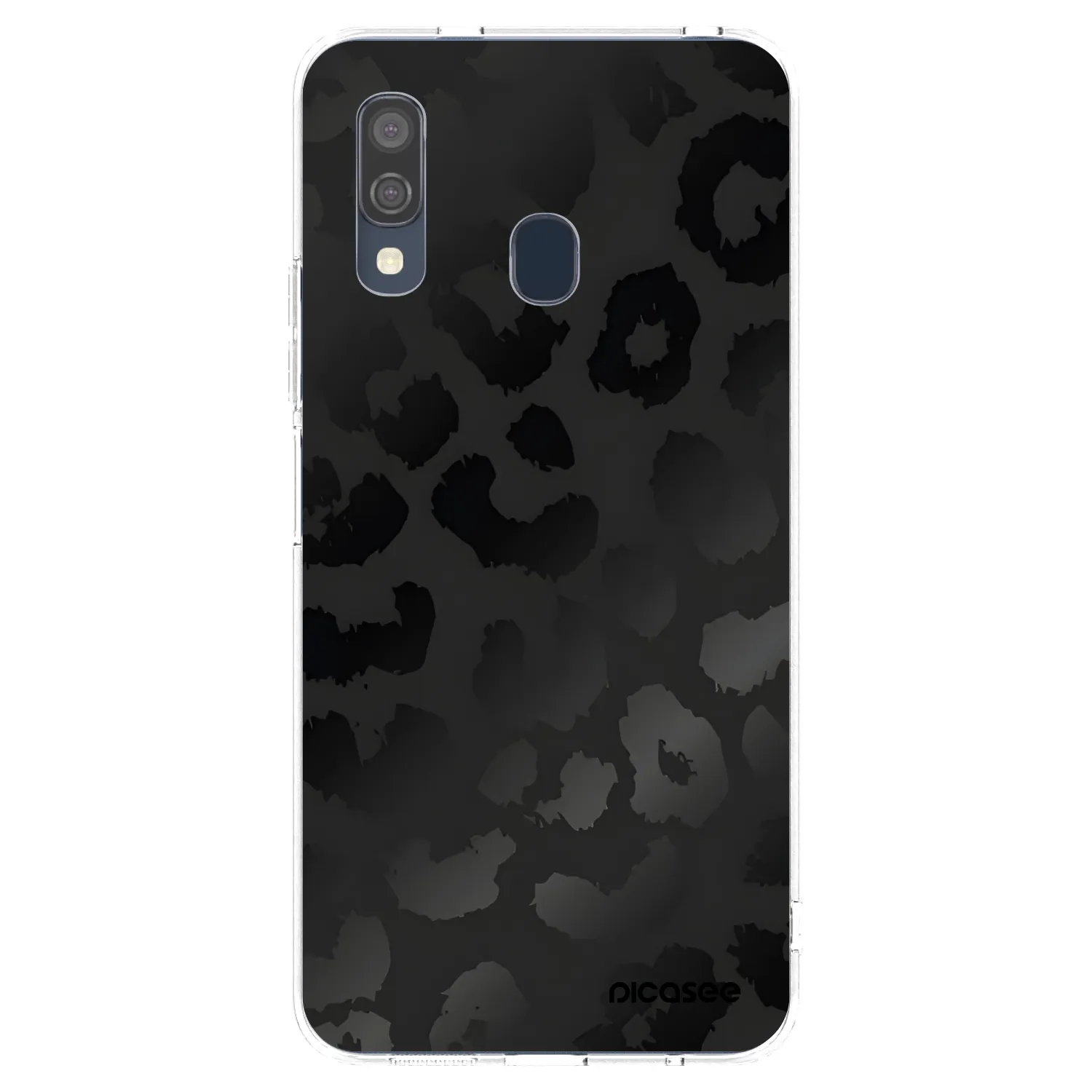Picasee silikonski prozorni ovitek za Samsung Galaxy A40 A405F - Midnight Leopard