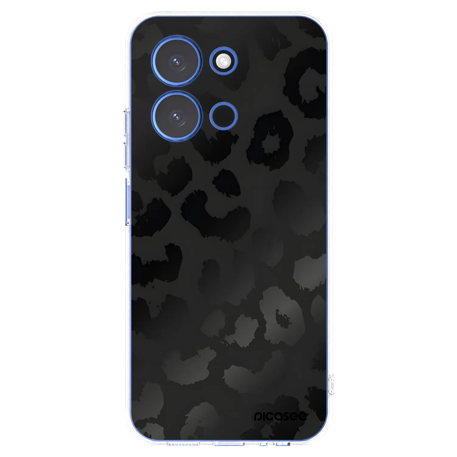 Picasee silikonski prozorni ovitek za Xiaomi Redmi 15C 4G - Midnight Leopard