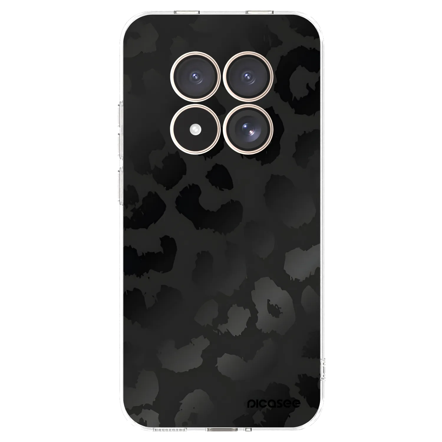 Picasee silikonski prozorni ovitek za Xiaomi Redmi Note 15 Pro 4G - Midnight Leopard