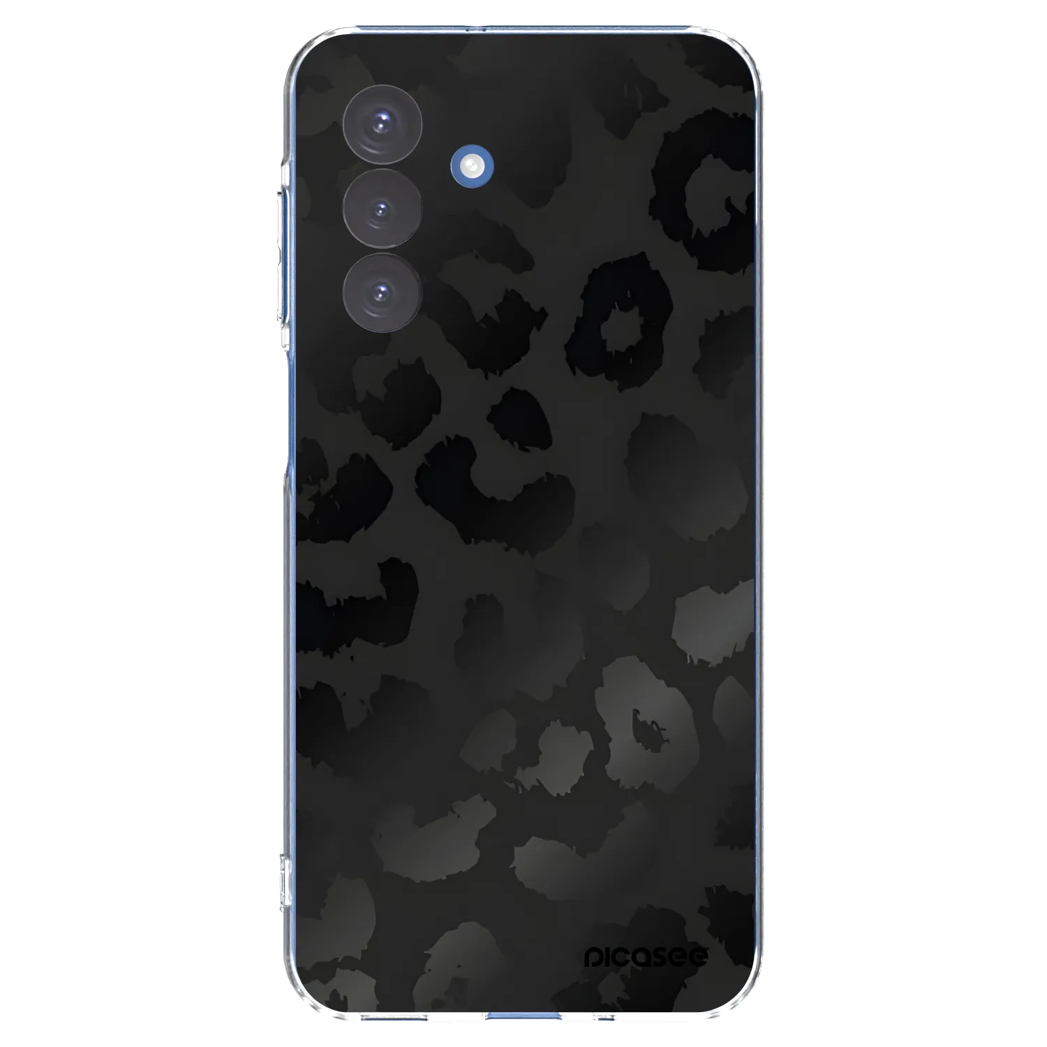 Picasee silikonski prozorni ovitek za Samsung Galaxy A17 5G - Midnight Leopard