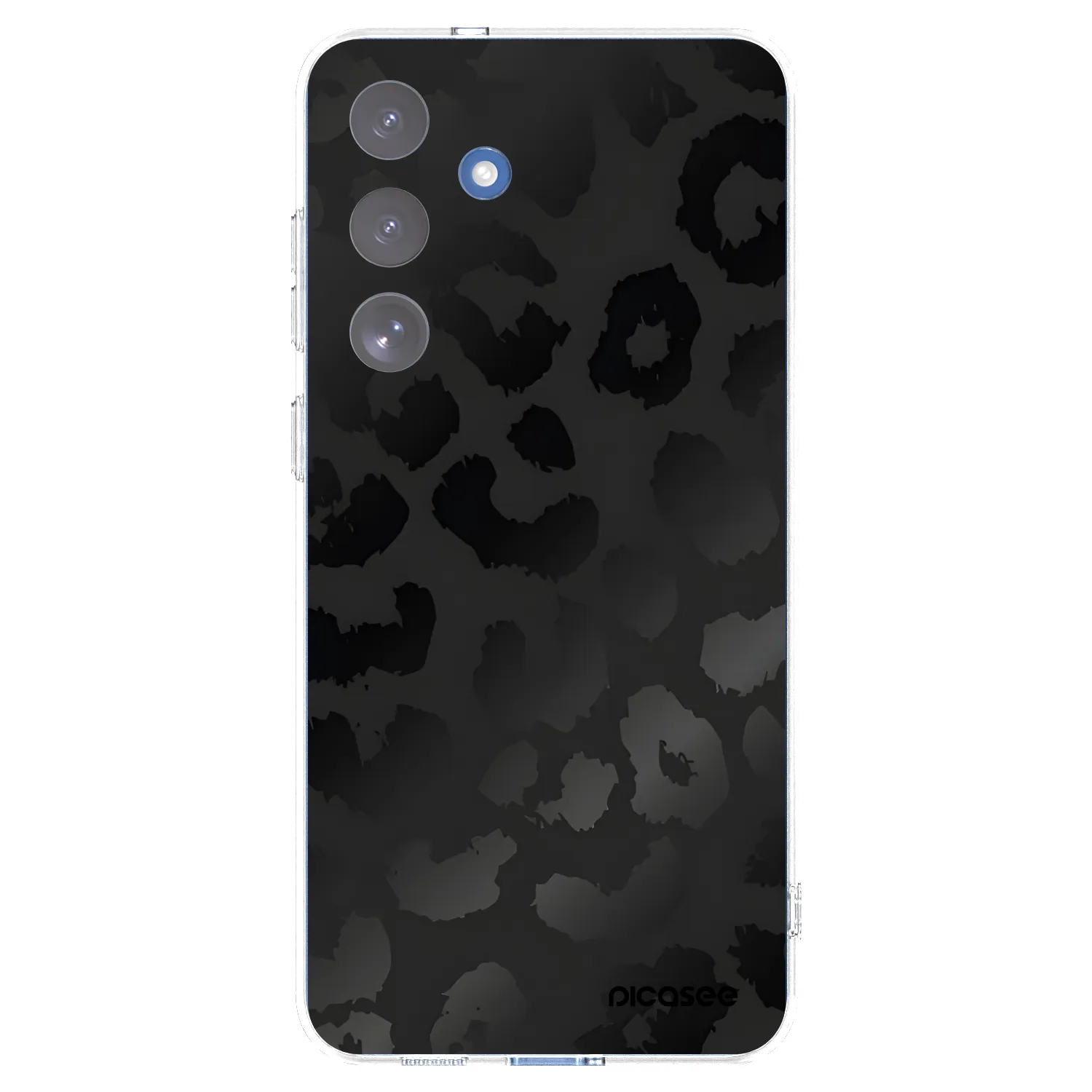 Picasee silikonski prozorni ovitek za Samsung Galaxy S25 FE 5G - Midnight Leopard