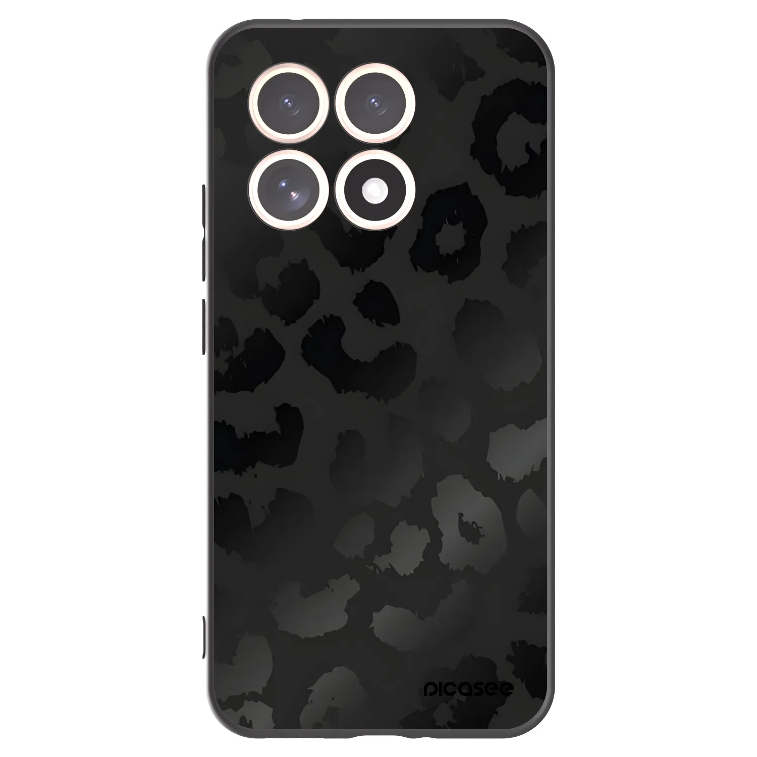 Picasee silikonski črni ovitek za Xiaomi 15T - Midnight Leopard