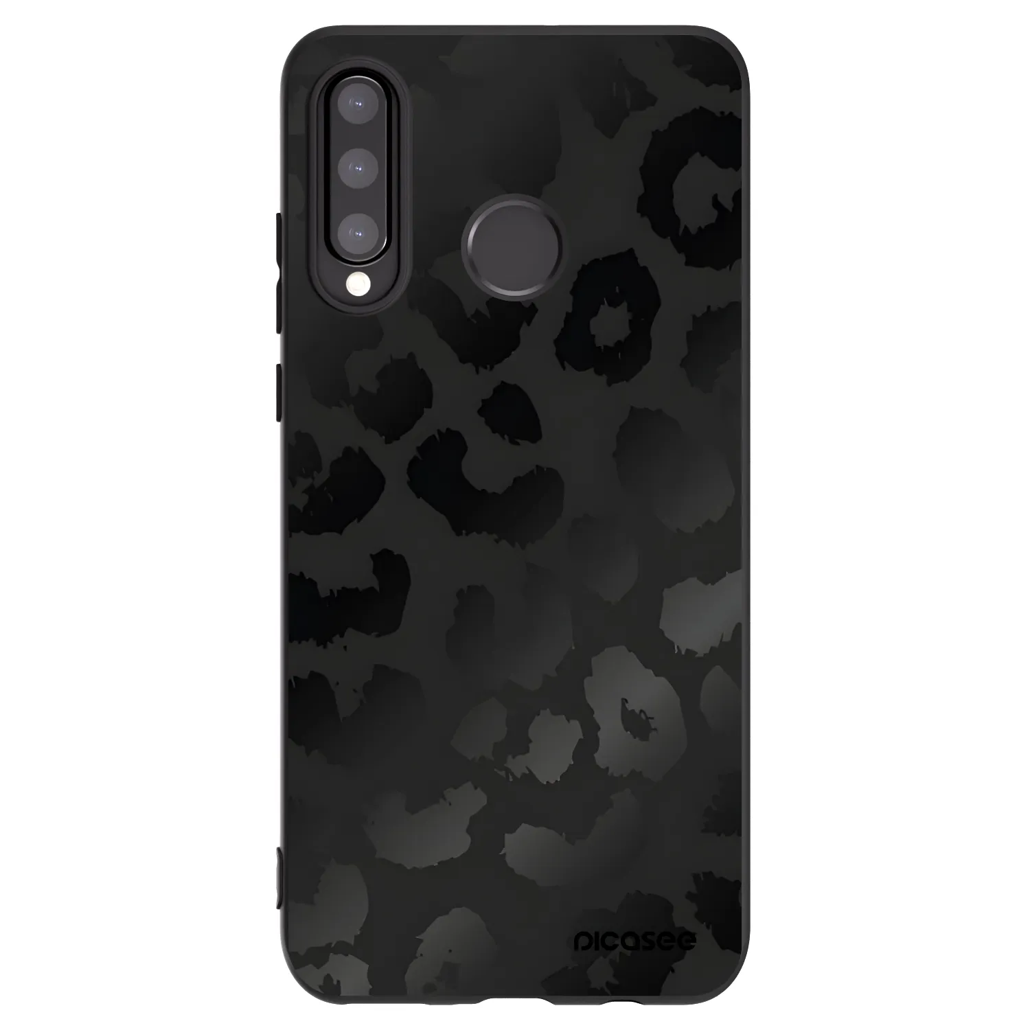 Picasee silikonski črni ovitek za Huawei P30 Lite - Midnight Leopard