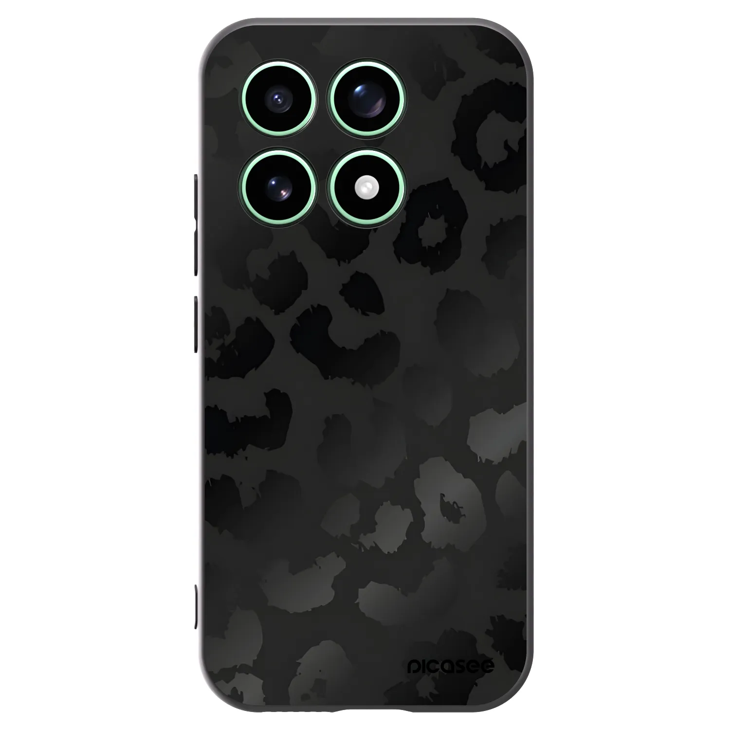 Picasee silikonski črni ovitek za Xiaomi 17 - Midnight Leopard