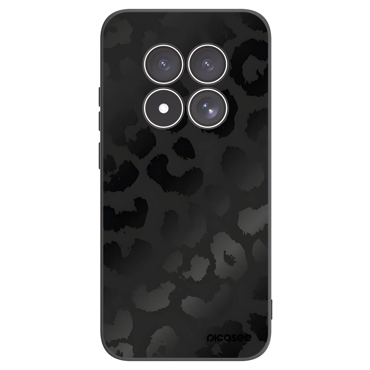Picasee silikonski črni ovitek za Xiaomi Redmi Note 15 Pro 5G - Midnight Leopard