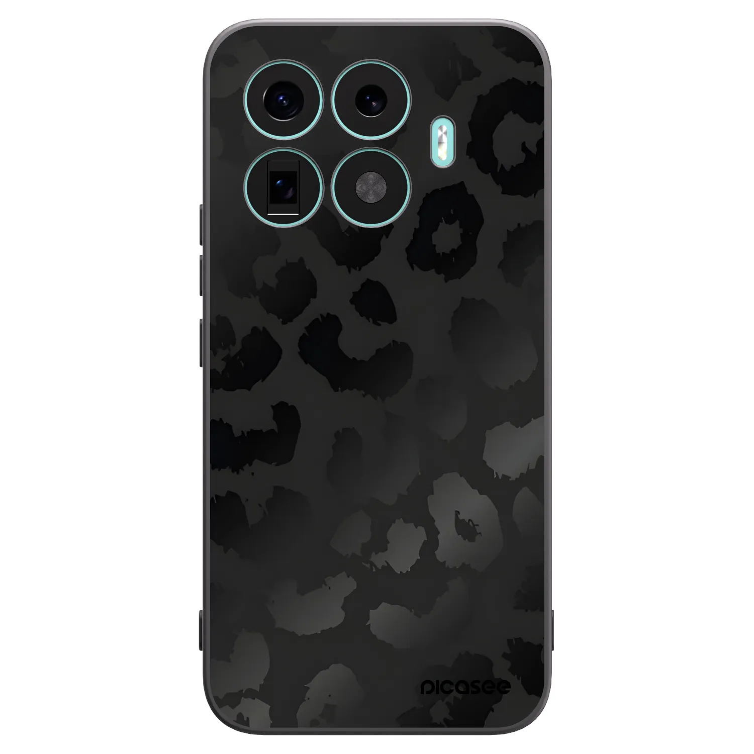 Picasee silikonski črni ovitek za Xiaomi 17T Pro - Midnight Leopard