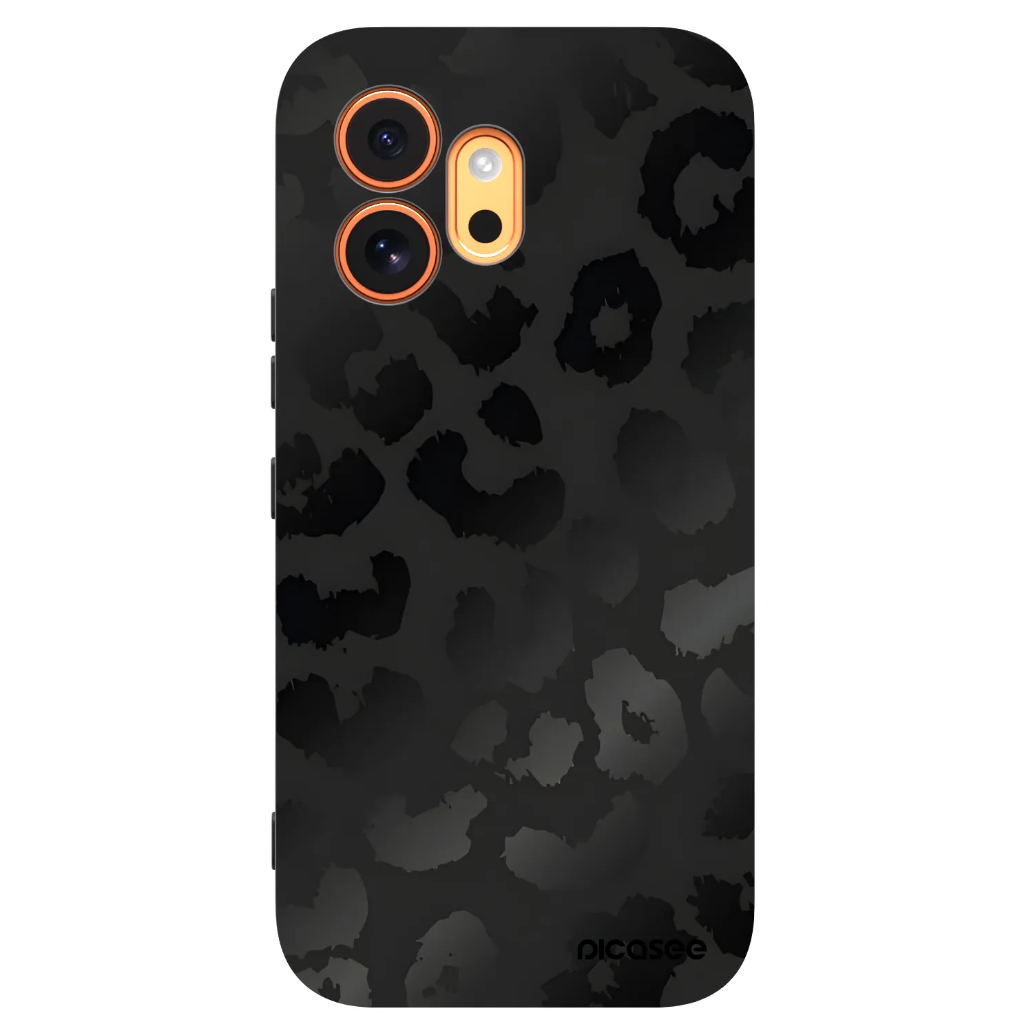 Picasee silikonski črni ovitek za Honor 600 - Midnight Leopard
