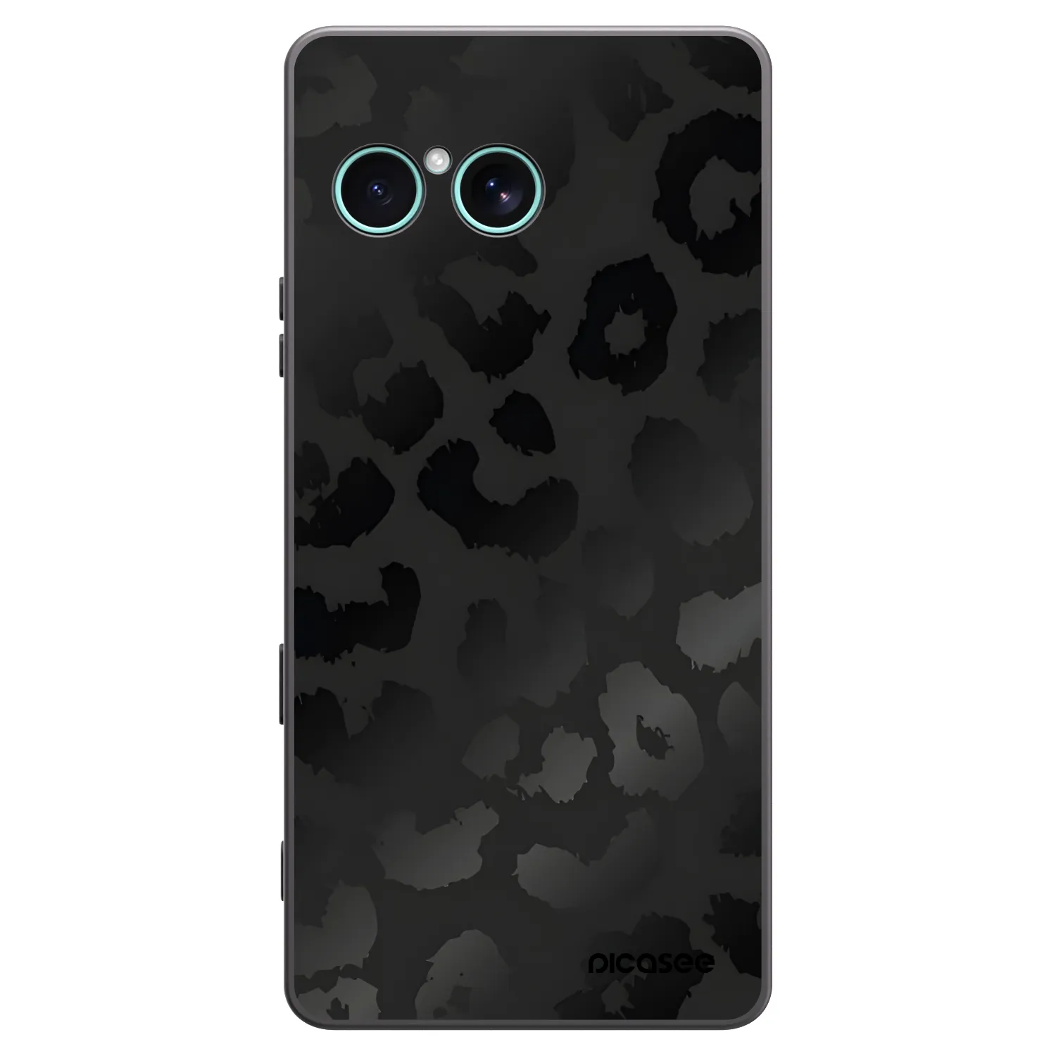 Picasee silikonski črni ovitek za Sony Xperia 10 VII - Midnight Leopard