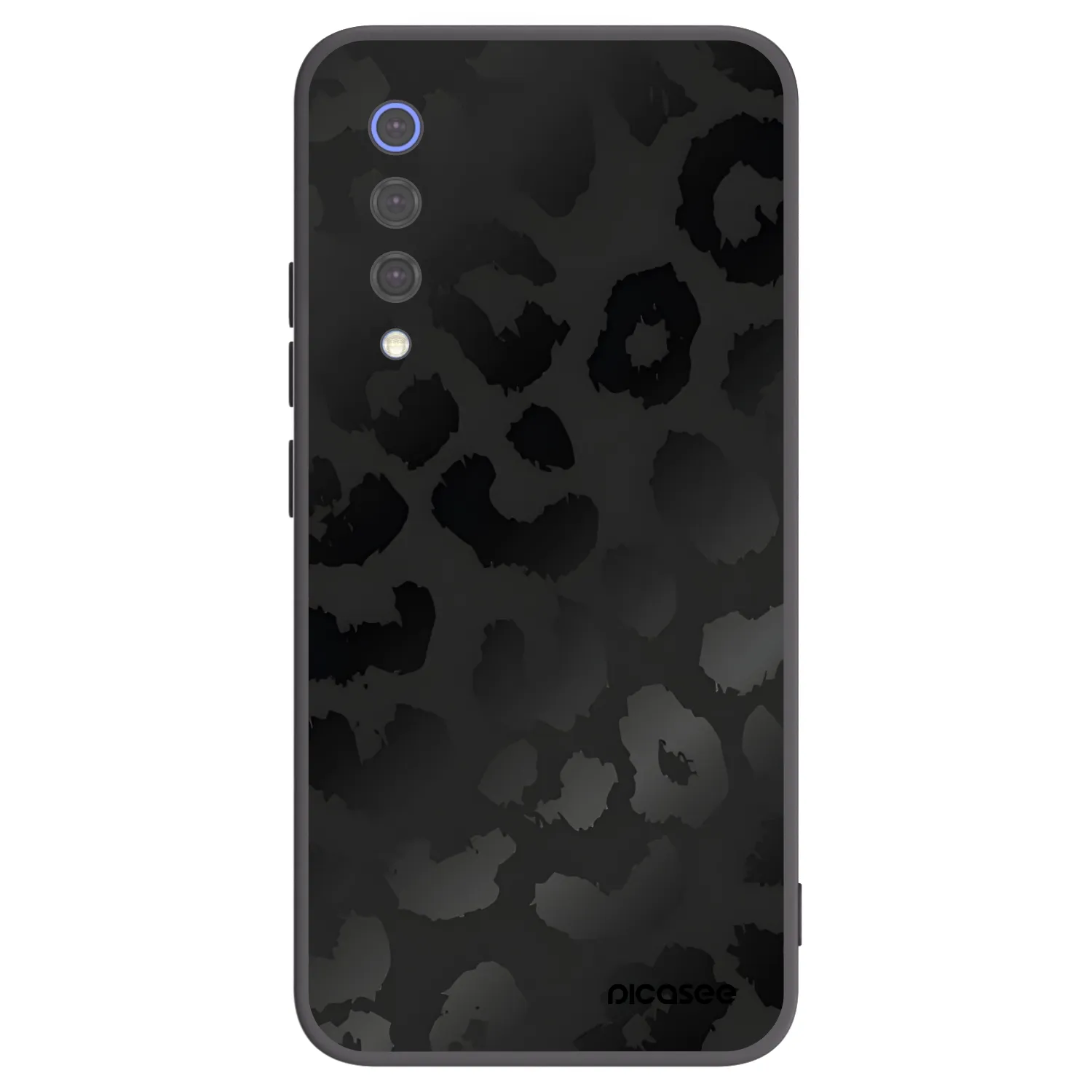 Picasee silikonski črni ovitek za Xiaomi Mi 9 SE - Midnight Leopard