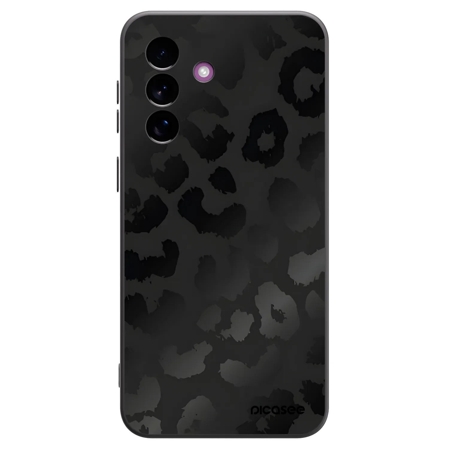 Picasee silikonski črni ovitek za Samsung Galaxy A37 - Midnight Leopard