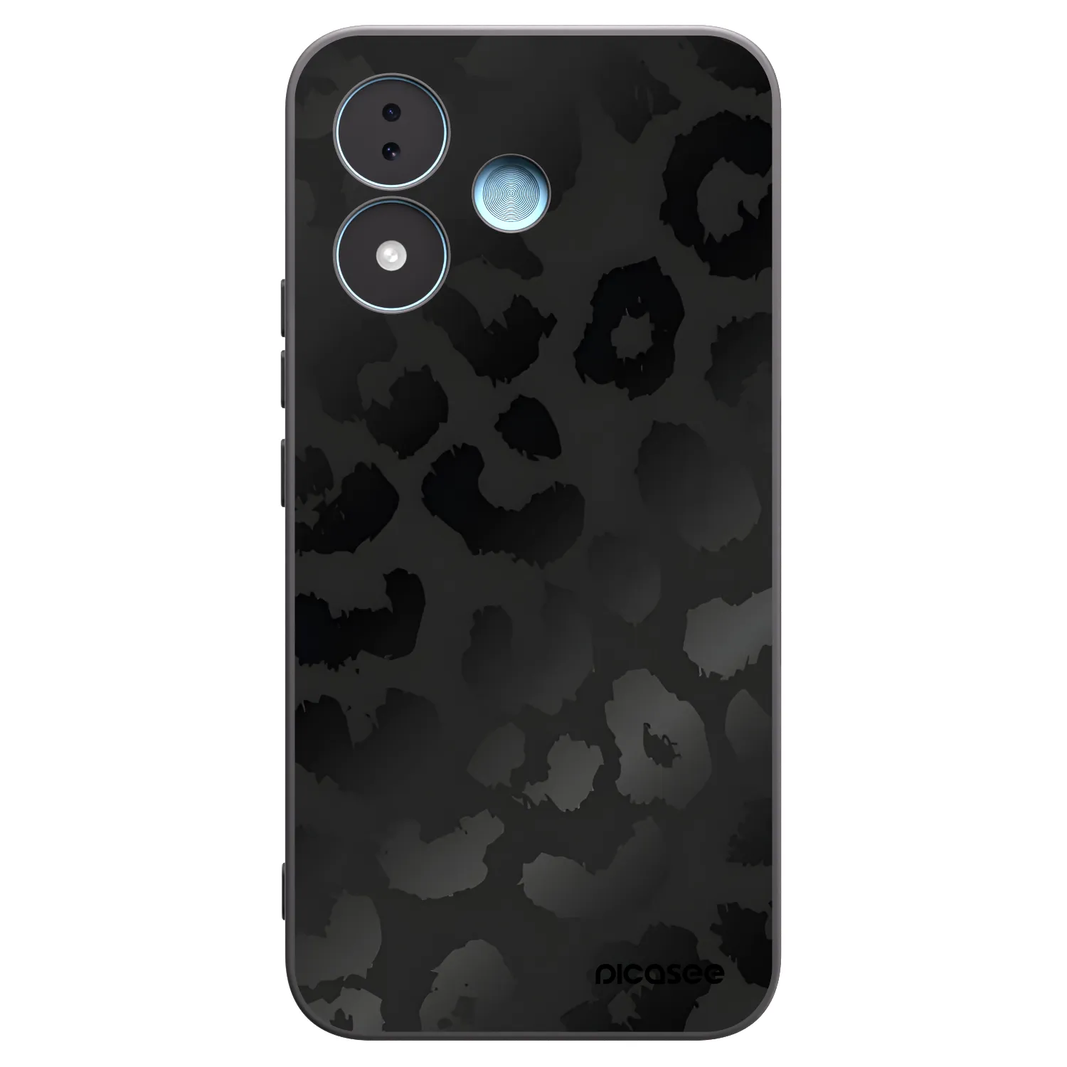 Picasee silikonski črni ovitek za Xiaomi Redmi Note 17 5G - Midnight Leopard