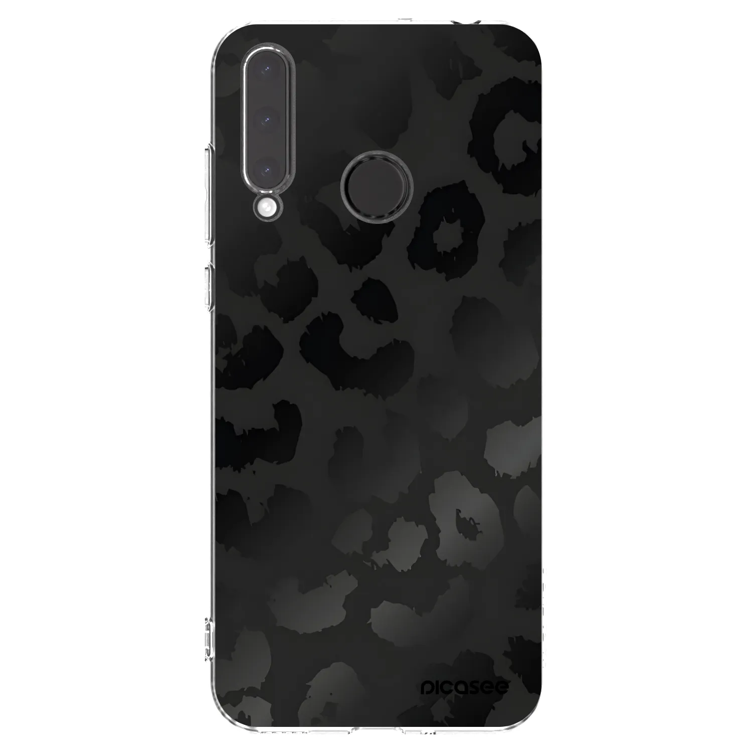 Picasee silikonski prozorni ovitek za Honor 20 Lite - Midnight Leopard
