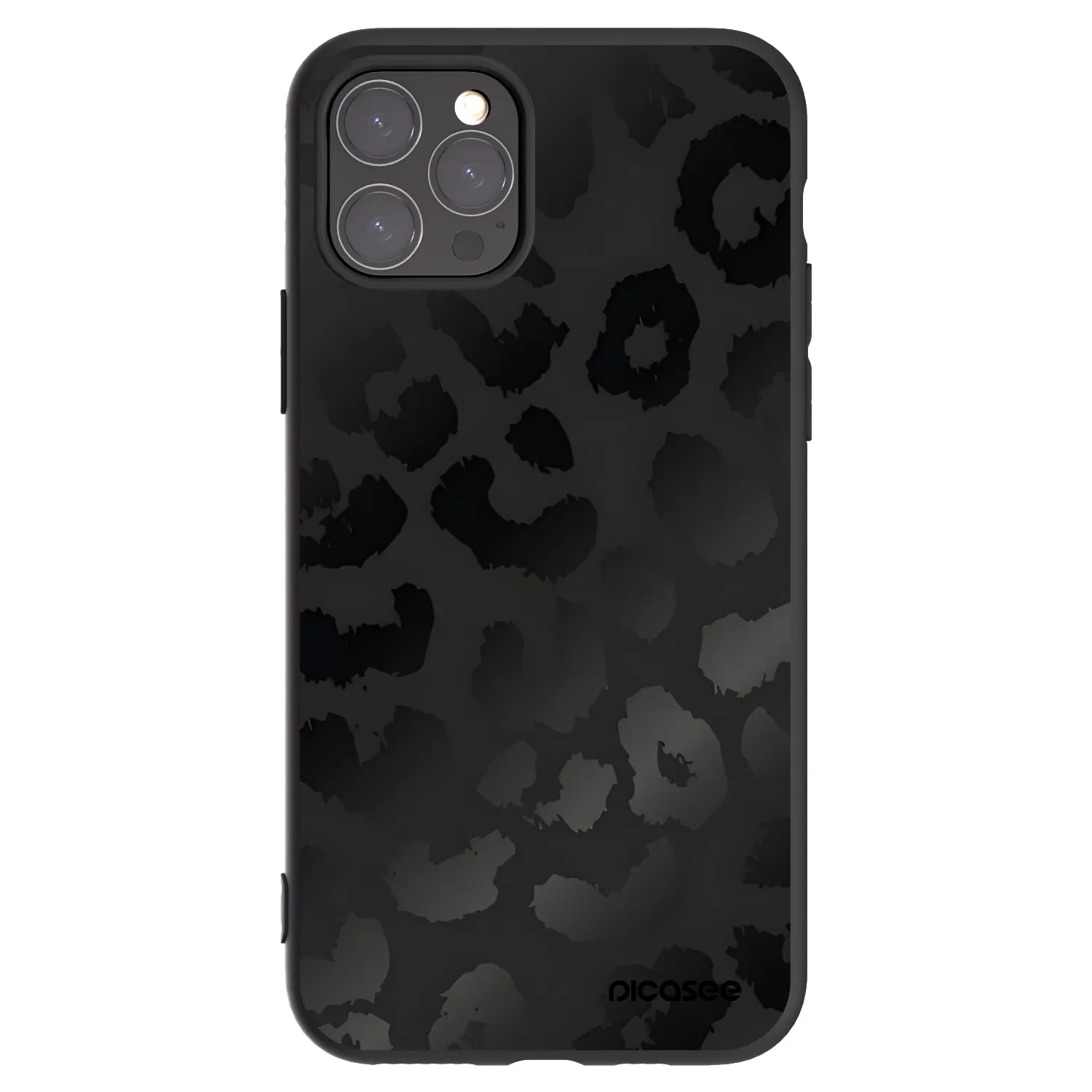 Picasee silikonski črni ovitek za Apple iPhone 11 Pro - Midnight Leopard