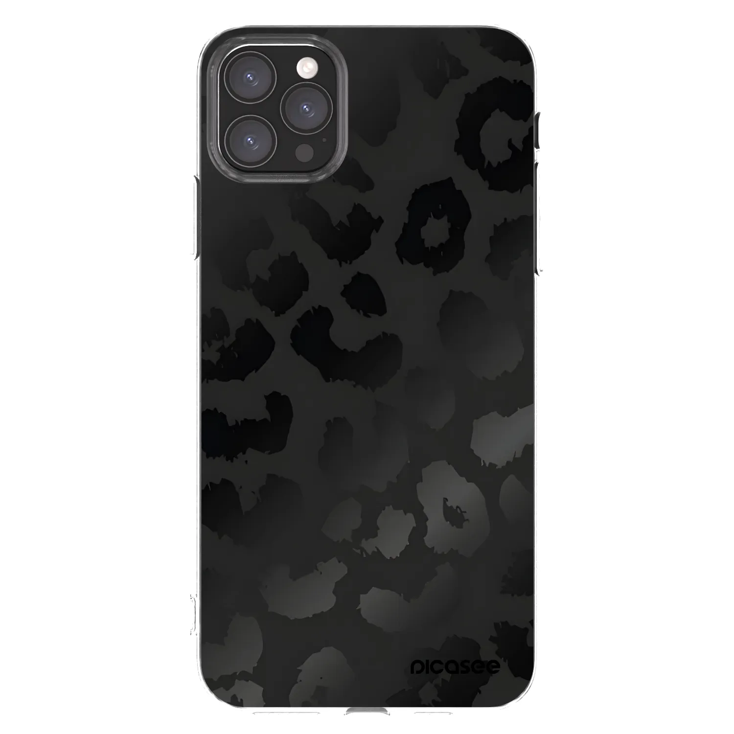 Picasee silikonski prozorni ovitek za Apple iPhone 11 Pro Max - Midnight Leopard