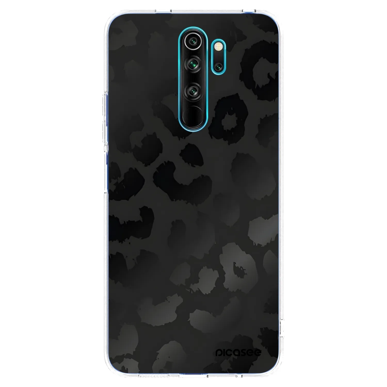 Picasee silikonski prozorni ovitek za Xiaomi Redmi Note 8 Pro - Midnight Leopard