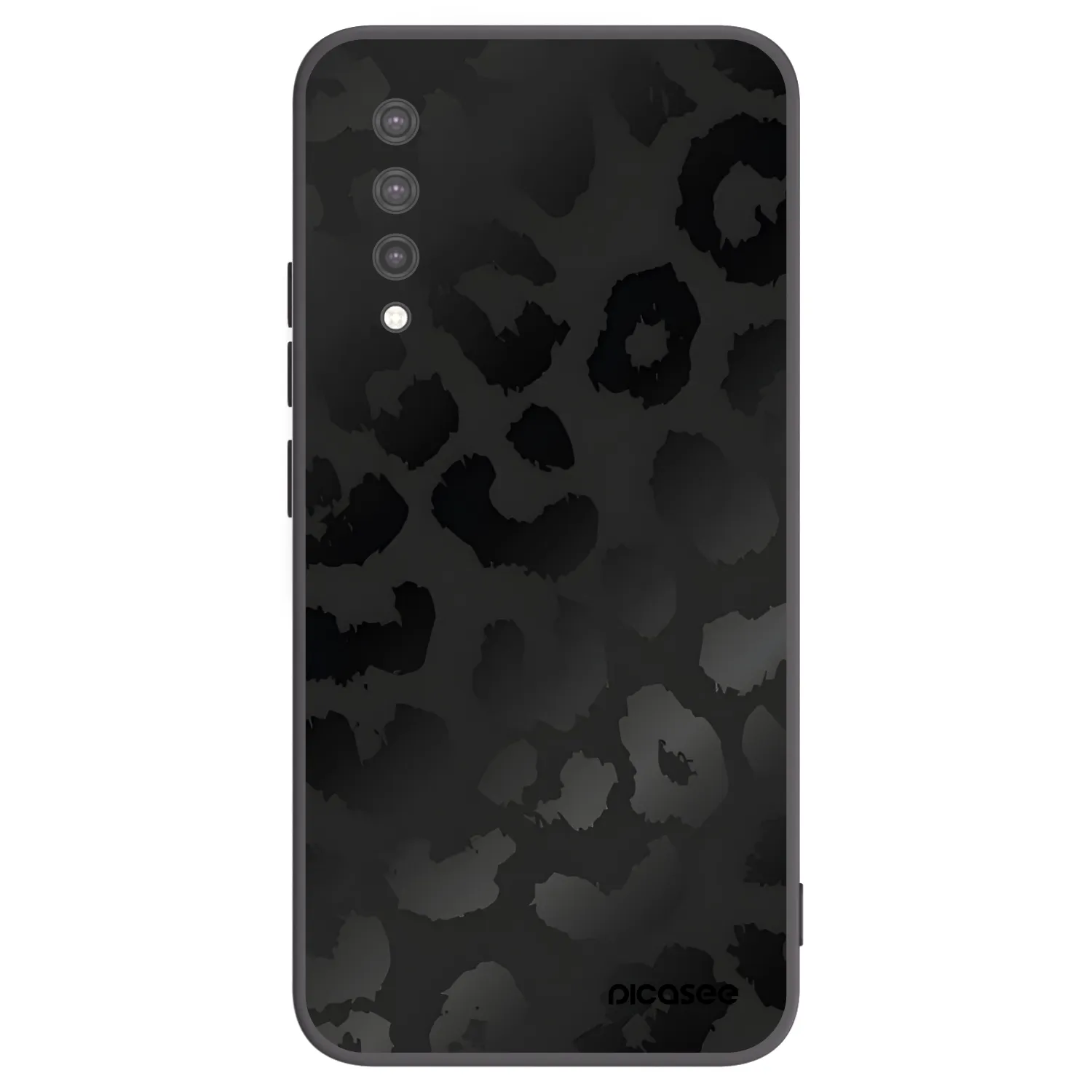Picasee silikonski črni ovitek za Xiaomi Mi 9 Lite - Midnight Leopard
