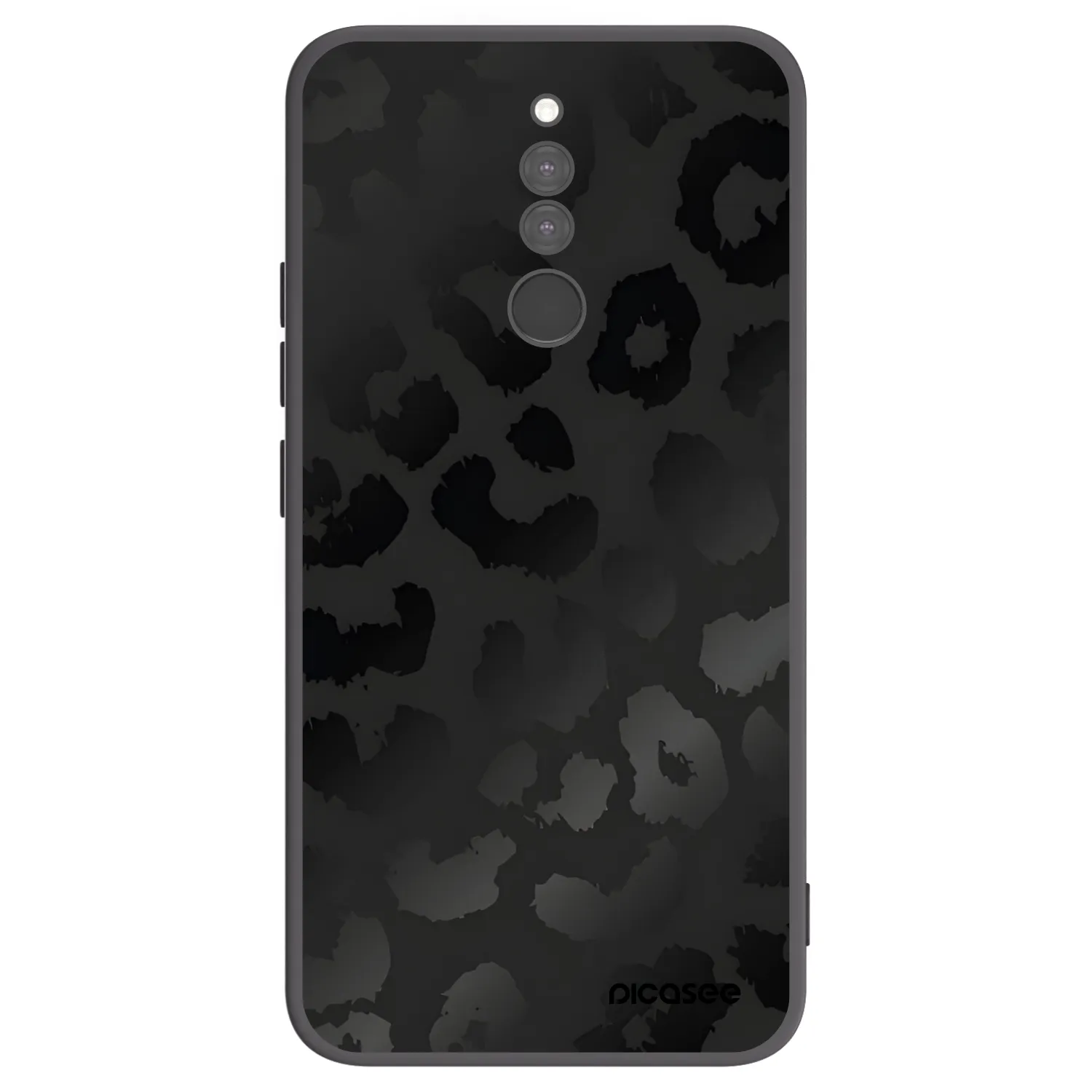 Picasee silikonski črni ovitek za Xiaomi Redmi 8 - Midnight Leopard
