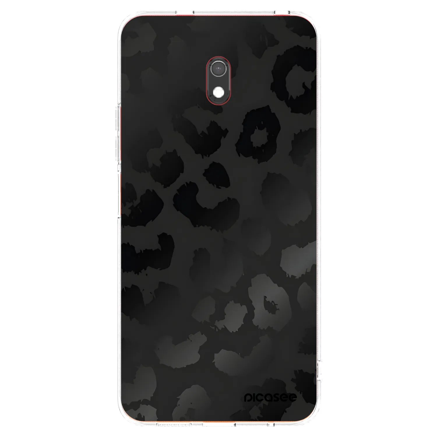 Picasee silikonski prozorni ovitek za Xiaomi Redmi 8A - Midnight Leopard
