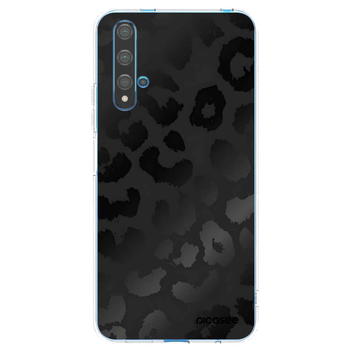 Picasee silikonski prozorni ovitek za Huawei Nova 5T - Midnight Leopard