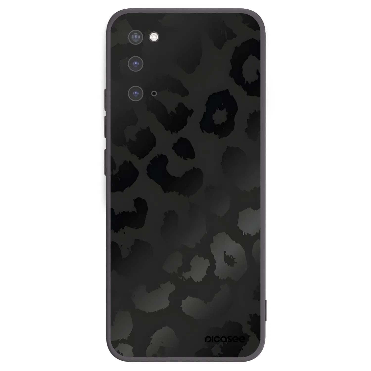 Picasee silikonski črni ovitek za Samsung Galaxy S20 G980F - Midnight Leopard