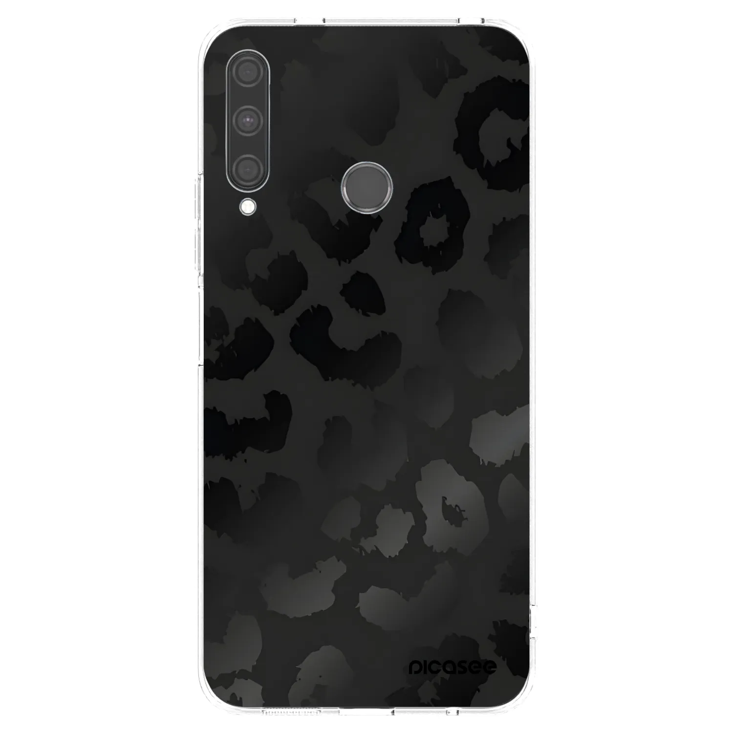 Picasee silikonski prozorni ovitek za Huawei P40 Lite E - Midnight Leopard