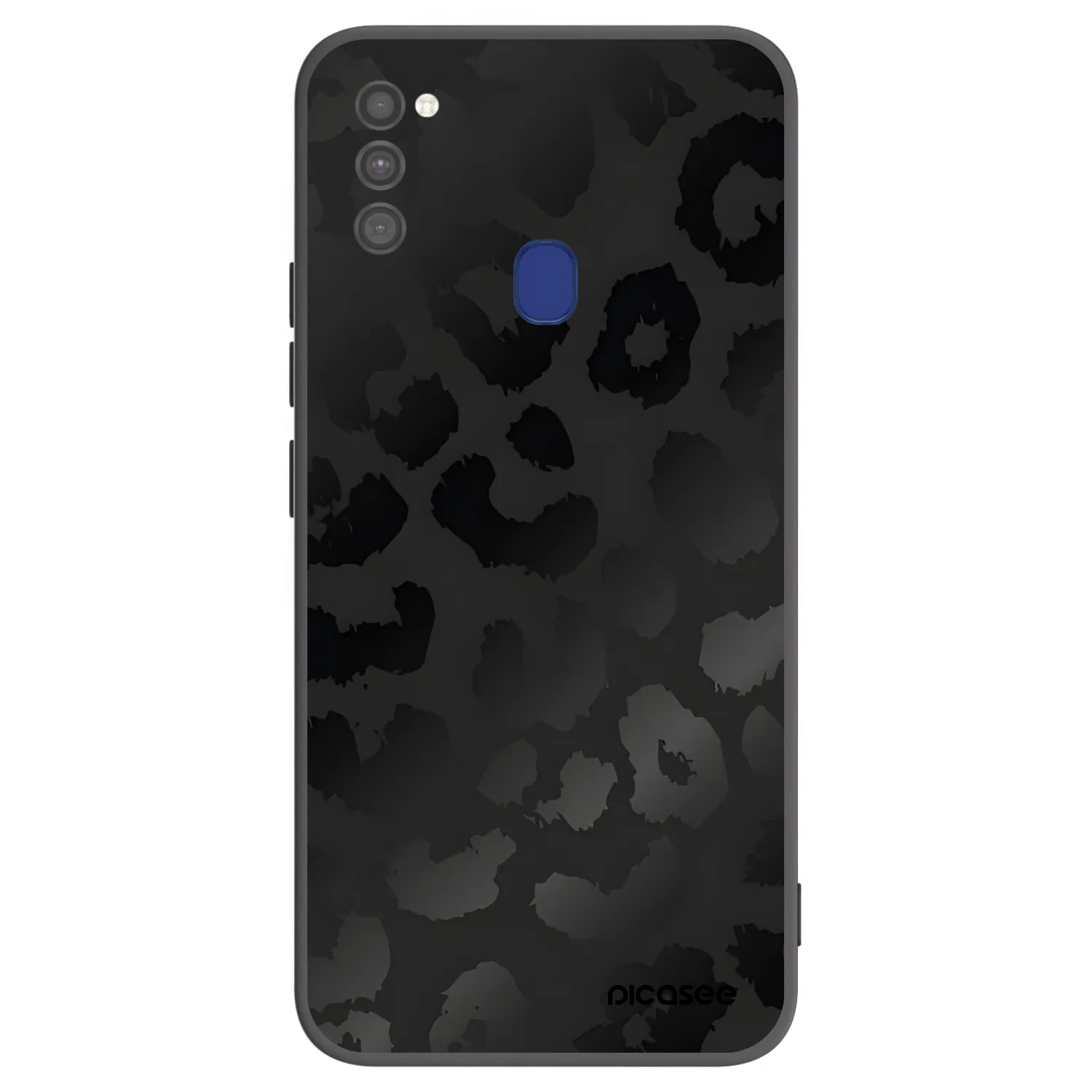 Picasee silikonski črni ovitek za Samsung Galaxy M21 M215F - Midnight Leopard