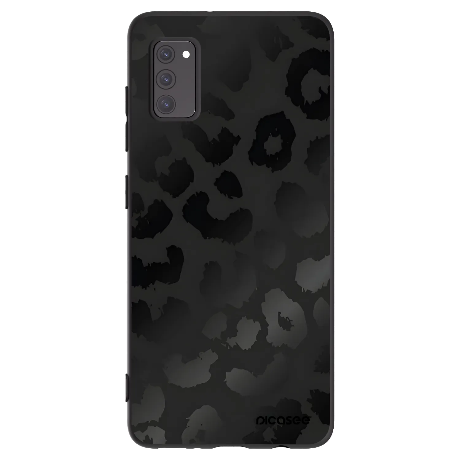 Picasee silikonski črni ovitek za Samsung Galaxy A41 A415F - Midnight Leopard