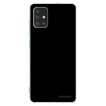 Picasee silikonski prozorni ovitek za Samsung Galaxy M51 M515F - Black Bliss