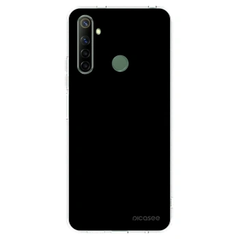 Picasee silikonski prozorni ovitek za Realme 6i - Black Bliss