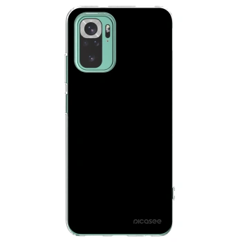 Picasee silikonski prozorni ovitek za Xiaomi Redmi Note 10 Pro - Black Bliss