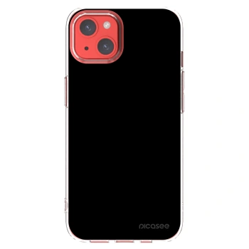 Picasee silikonski prozorni ovitek za Apple iPhone 13 - Black Bliss