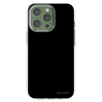 Picasee silikonski prozorni ovitek za Apple iPhone 13 Pro - Black Bliss