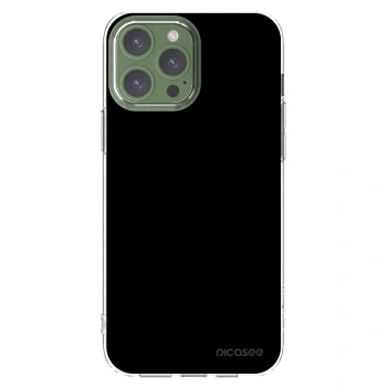 Picasee silikonski prozorni ovitek za Apple iPhone 13 Pro Max - Black Bliss