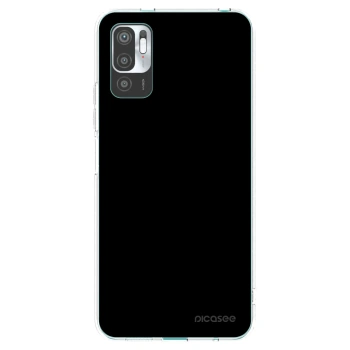 Picasee silikonski prozorni ovitek za Xiaomi Redmi Note 10 5G - Black Bliss