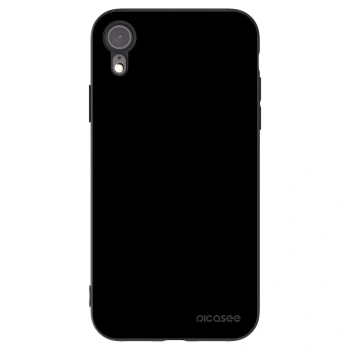 Picasee silikonski črni ovitek za Apple iPhone XR - Black Bliss