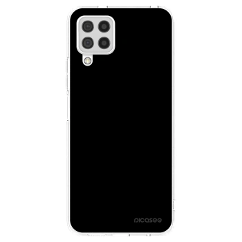 Picasee silikonski prozorni ovitek za Samsung Galaxy A22 A225F 4G - Black Bliss
