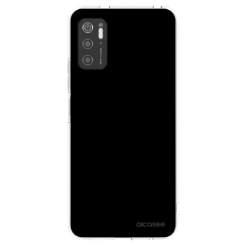 Picasee silikonski prozorni ovitek za Xiaomi Poco M3 Pro 5G - Black Bliss