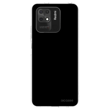 Picasee silikonski prozorni ovitek za Xiaomi Redmi 10C - Black Bliss