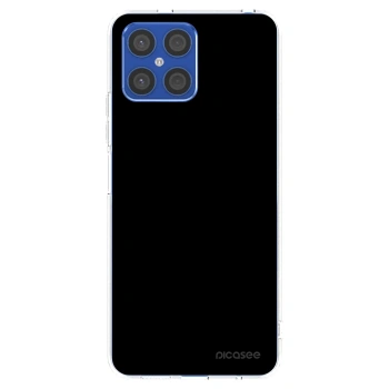 Picasee silikonski prozorni ovitek za Honor X8 4G - Black Bliss
