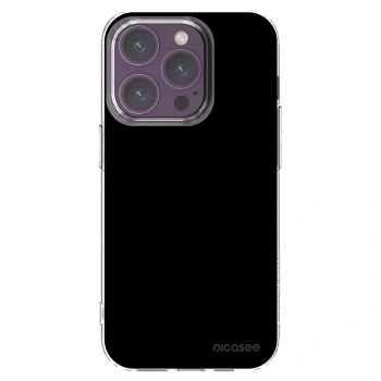 Picasee silikonski prozorni ovitek za Apple iPhone 14 Pro - Black Bliss