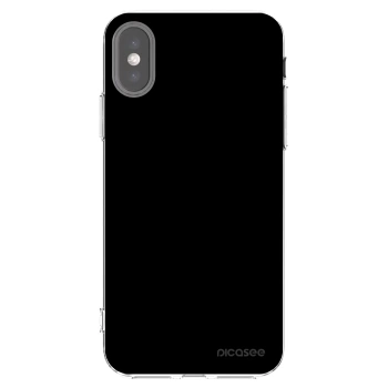 Picasee silikonski prozorni ovitek za Apple iPhone X/XS - Black Bliss