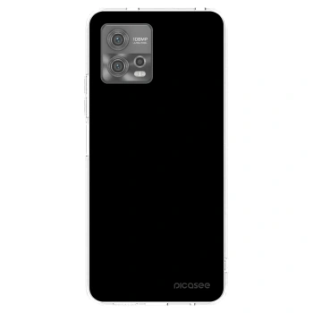 Picasee silikonski prozorni ovitek za Motorola Moto G72 - Black Bliss