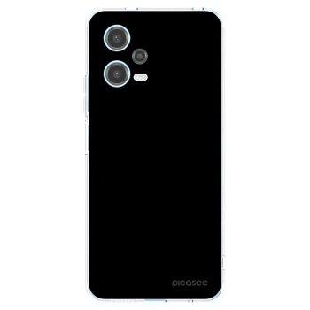 Picasee silikonski prozorni ovitek za Xiaomi Redmi Note 12 5G - Black Bliss