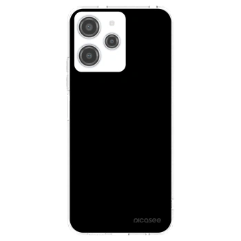 Picasee silikonski prozorni ovitek za Xiaomi Redmi 12 4G - Black Bliss