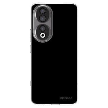 Picasee silikonski prozorni ovitek za Honor 90 5G - Black Bliss