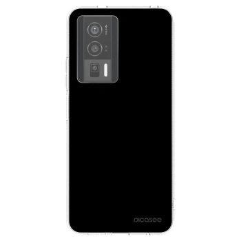 Picasee silikonski prozorni ovitek za Xiaomi Poco F5 Pro 5G - Black Bliss