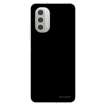 Picasee silikonski prozorni ovitek za Motorola Moto G51 - Black Bliss