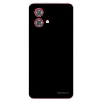 Picasee silikonski prozorni ovitek za Motorola Moto G84 5G - Black Bliss